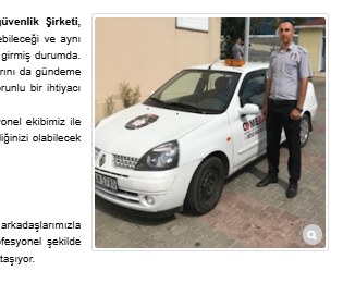 AVM güvenliği için güvenlik aracı ve görevli